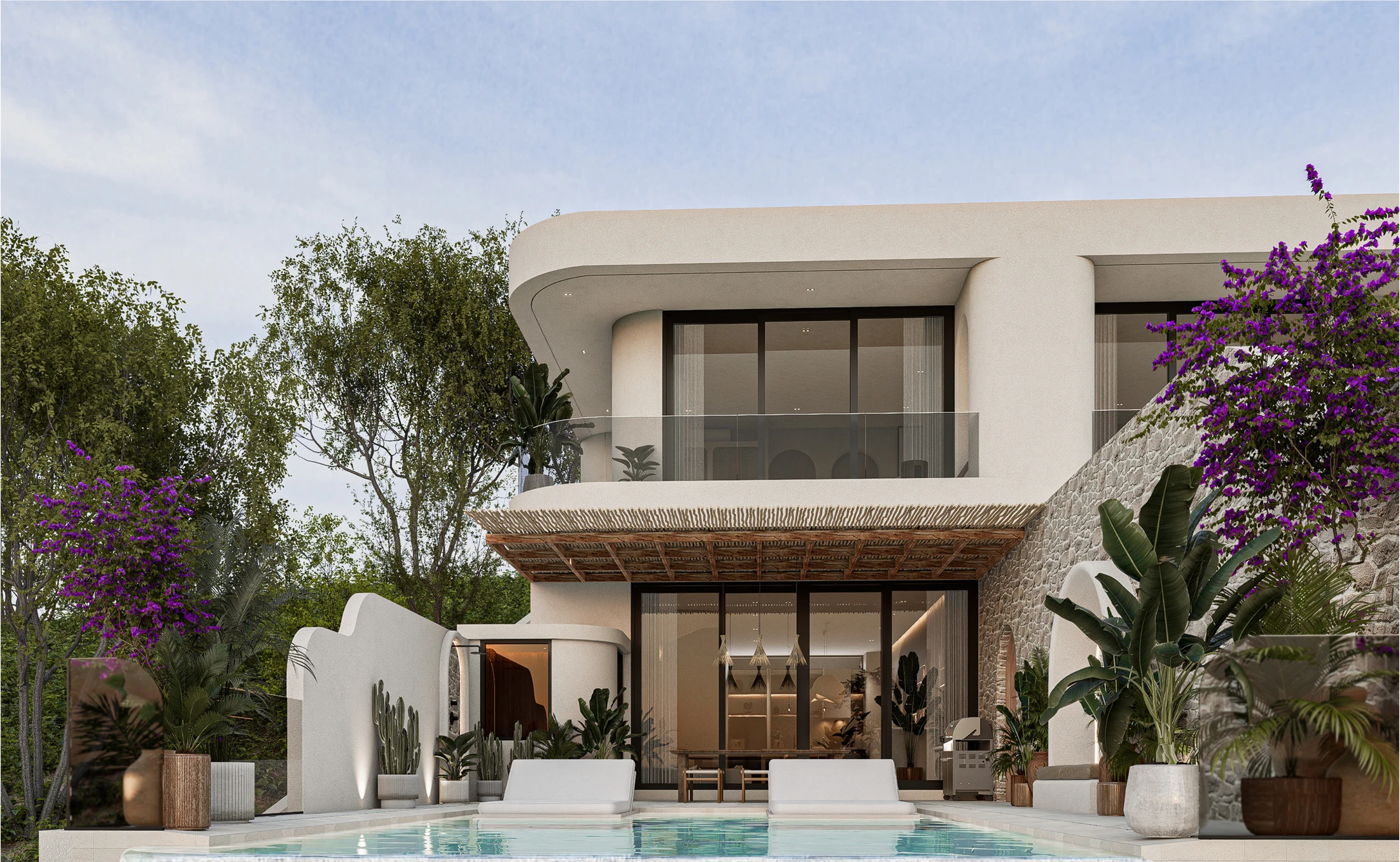 Sunbed area render